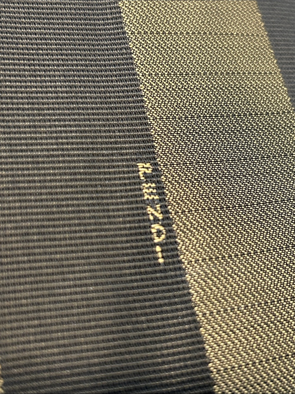 Fendi Pequin Foldable Tote | w/ Insert| Zip Top | Classic Stripe - Picture 6 of 16